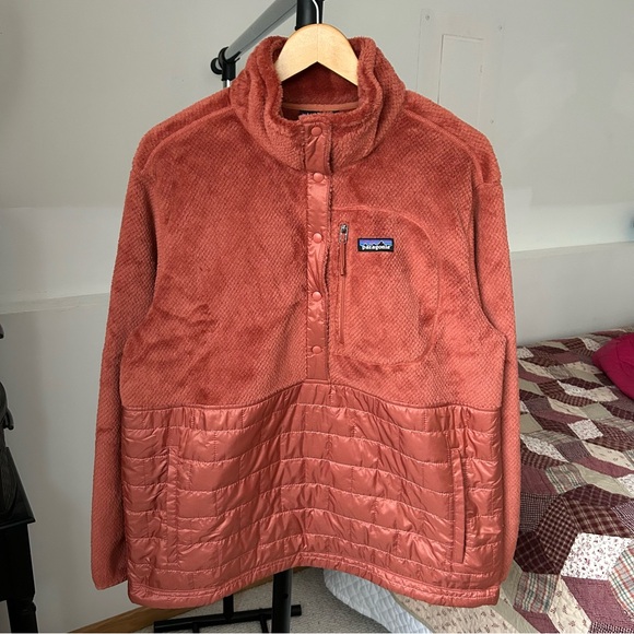 Patagonia Jackets & Blazers - Patagonia Re-Tool Nano Puff Hybrid Fleece Puffer Pullover Jacket